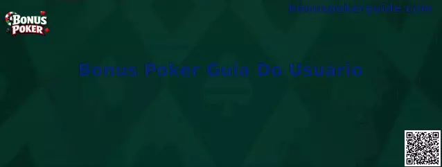 Bonus Poker Guia Do Usuário Ilustración
